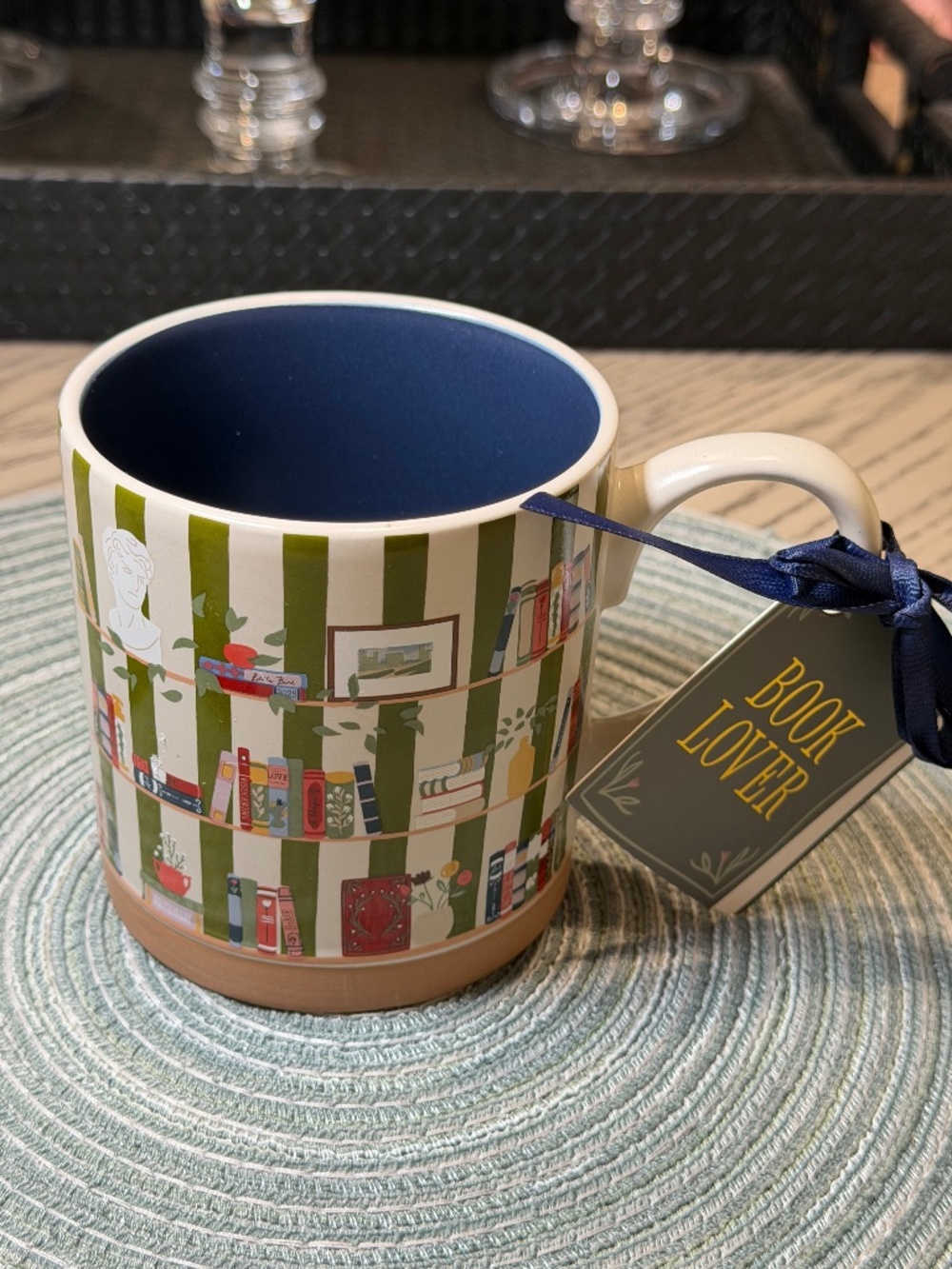 Sunday Morning Ceramics Book Lover Mug - NWT